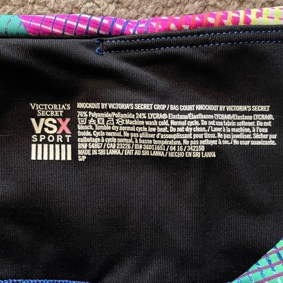 Victoria’s Secret Sport Knockout Crop Leggings Size Small - Picture 2 of 3